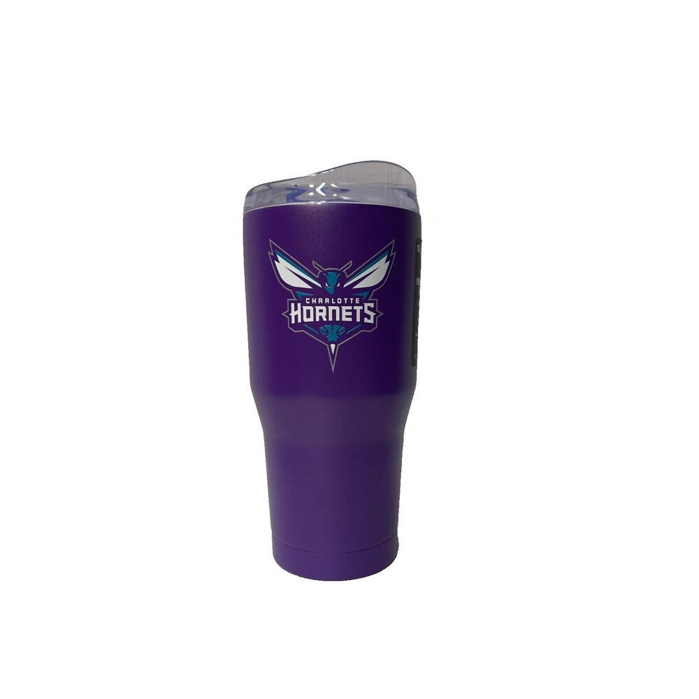 Charlotte Hornets Tumbler Logobrands 30oz Stainless Steel Double Wall Sipper Lid